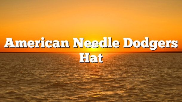 American Needle Dodgers Hat