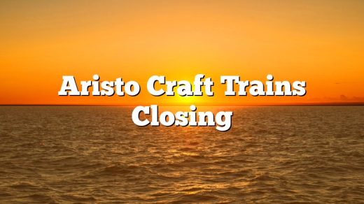 Aristo Craft Trains Closing