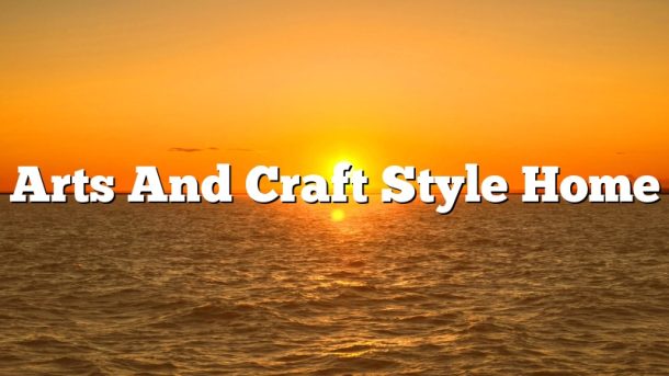 Arts And Craft Style Home