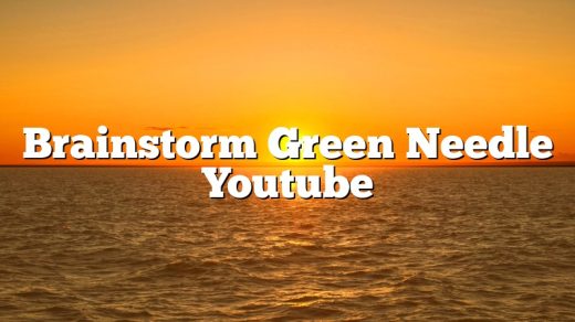 Brainstorm Green Needle Youtube