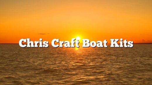 Chris Craft Boat Kits