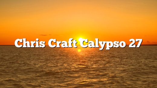 Chris Craft Calypso 27