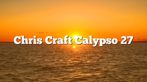 Chris Craft Calypso 27