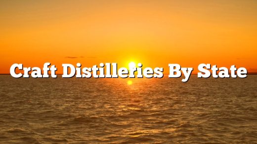 Craft Distilleries By State