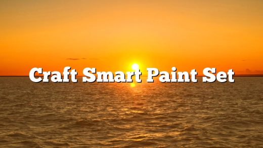 Craft Smart Paint Set