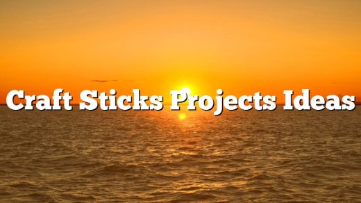 Craft Sticks Projects Ideas