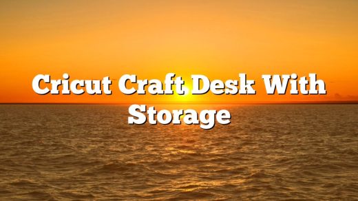 Cricut Craft Desk With Storage