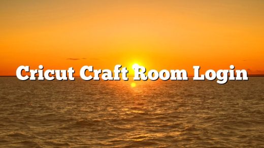 Cricut Craft Room Login