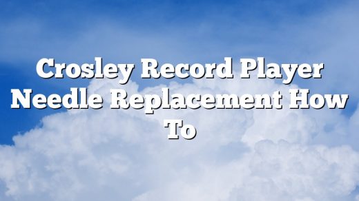 Crosley Record Player Needle Replacement How To