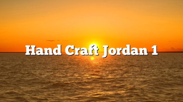 Hand Craft Jordan 1