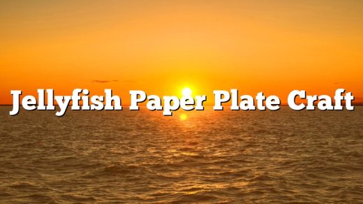 Jellyfish Paper Plate Craft