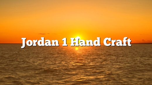 Jordan 1 Hand Craft