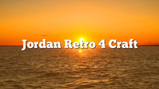 Jordan Retro 4 Craft