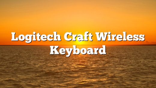 Logitech Craft Wireless Keyboard