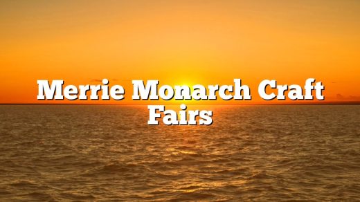 Merrie Monarch  Craft Fairs