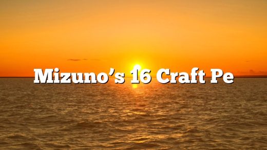 Mizuno’s 16 Craft Pe