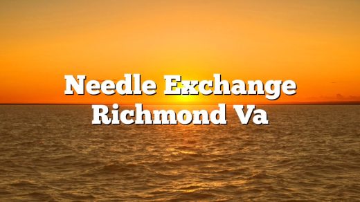 Needle Exchange Richmond Va