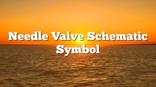Needle Valve Schematic Symbol