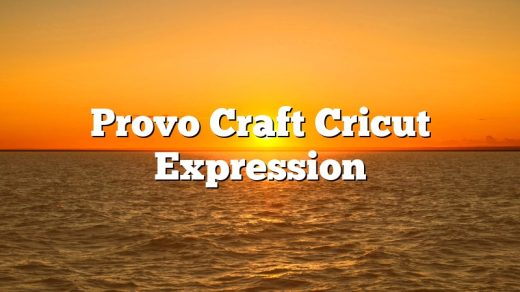 Provo Craft Cricut Expression