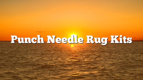 Punch Needle Rug Kits