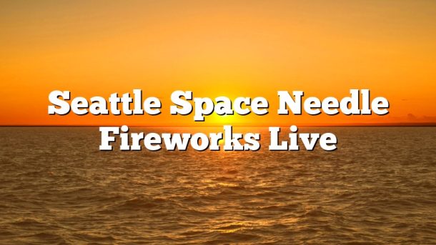 Seattle Space Needle Fireworks  Live