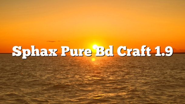 Sphax Pure Bd Craft 1.9