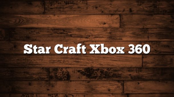 Star Craft Xbox 360