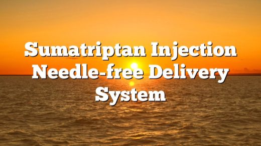 Sumatriptan Injection Needle-free Delivery System