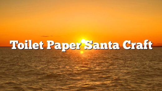 Toilet Paper Santa Craft