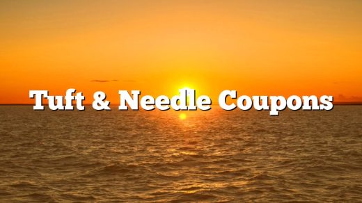 Tuft & Needle Coupons
