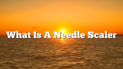 What Is A Needle Scaler