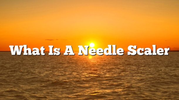 What Is A Needle Scaler