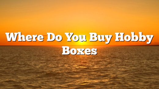 Where Do You Buy Hobby Boxes
