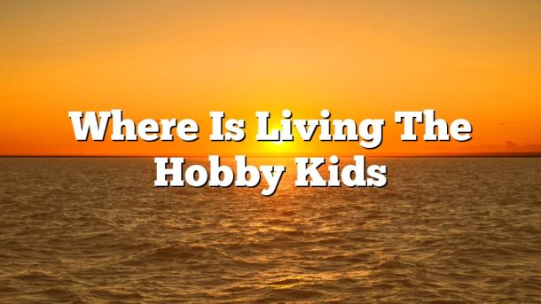 Where Is Living The Hobby Kids