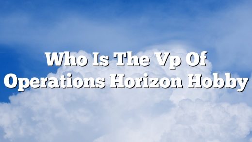 Who Is The Vp Of Operations Horizon Hobby