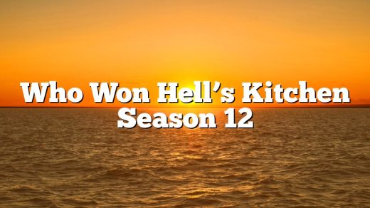 Who Won Hell’s Kitchen Season 12