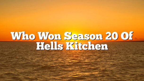Who Won Season 20 Of Hells Kitchen