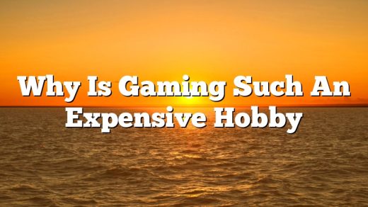 Why Is Gaming Such An Expensive Hobby