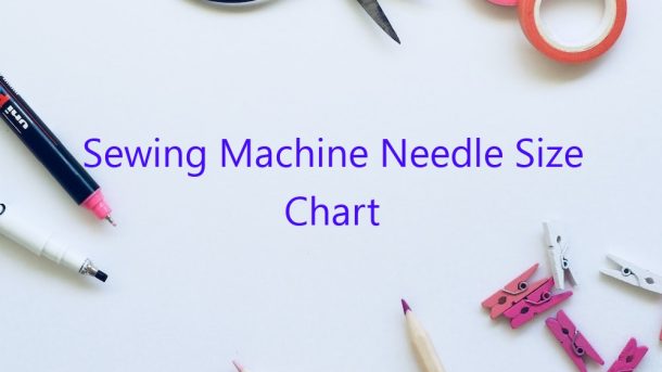Sewing Machine Needle Size Chart - February 2023 - Uptowncraftworks.com